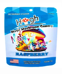 Buy Raspberry High Magic Mushroom Gummies 3000mg