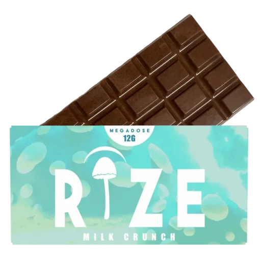 Buy Rize Milk Crunch Mushroom Chocolate Bar